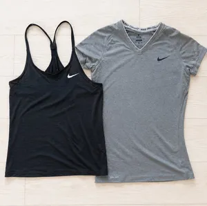 Nike Women's Two-Piece Athletic Set: Nike Pro Dri-FIT V-Neck Tee Tank M Black thumbnail 1