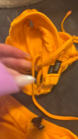 Orange Triangl Bikini Set thumbnail 4