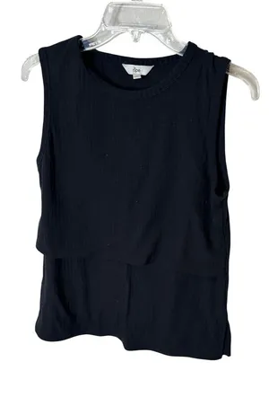 RIPE Black‎ Ribbed Sleeveless Nursing Tank Top Women's M thumbnail 1