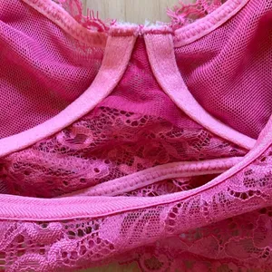 Free People Pink Lace Bralette Intimates Size Small thumbnail 4