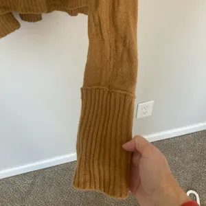 J. CREW Women's Brown Turtleneck sweater M AF023 Merino Wool Alpaca Blend Preppy thumbnail 5