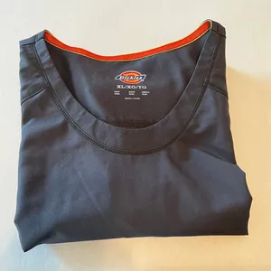 Dickies Dynamix grey‎ Scrub Top short sleeve size XL women's thumbnail 9