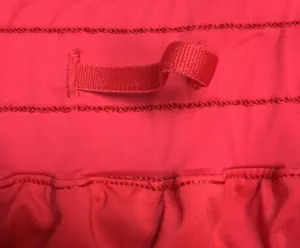 Lululemon Women’s Track That Mid Rise Coral Red Lined Athletic Workout Shorts thumbnail 7