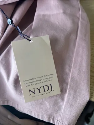 NYDJ Mona High Waist Ankle Wide Leg Trouser Jeans — Size 14 NWT thumbnail 8