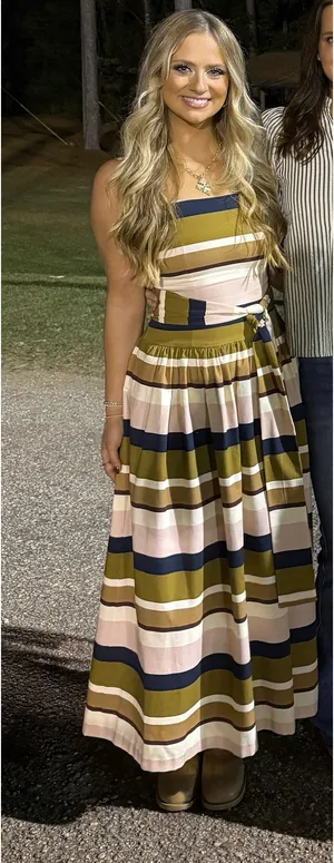 Antonio Melani x Style Bungalow The Luncheon Square Neck Sleeveless A-Line Dress thumbnail 3