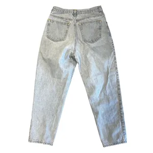 Lands End Vintage High Waisted Mom Jeans Light Wash Made in USA Cotton Size 10 thumbnail 2