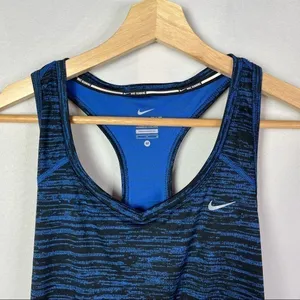 Nike Dri-Fit Blue Milar Racerback‎ Running Athletic Tank Top M thumbnail 5