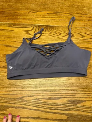 Purple Sports Bra thumbnail 2