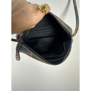 Jane Yoo Hand Painted Handpainted Crossbody Purse Handbag Abstract Signed thumbnail 6
