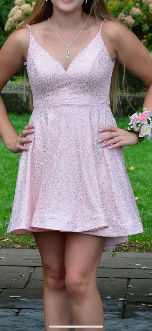 Homecoming Dress Pink Size 4 thumbnail 1