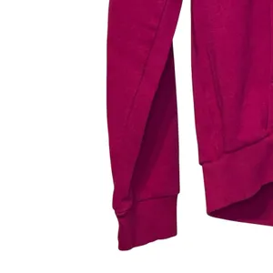 Gymshark Women's Jacket Full‎ Zip Training Hooded Fleece Athletic Gym Red Large thumbnail 6