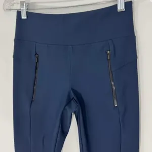 Athleta Stella Tight Leggings Navy Blue Zip Pockets Sz Small Ankle Stretch Pant thumbnail 11