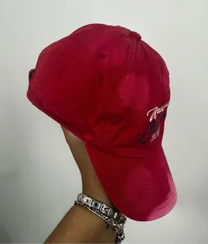 Atlanta Braves 2021 World Series Winner Custom Bleach Splatter Dad Hat OS thumbnail 5