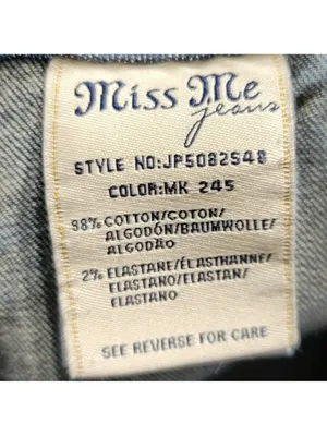 Miss Me Embellished Angel Wing Pocket Mid Rise Jeans • Size 25 thumbnail 5