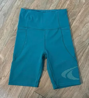 Teal Women's High-Waisted Shorts thumbnail 1