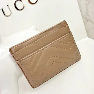 Gucci Marmont GG Chevron Calfskin Leather Card Case thumbnail 4