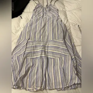 La Vie by Rebecca Taylor Leila Striped Midi Dress - Size L thumbnail 5