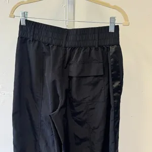 Future Collective Kahlana Barfield Brown Black Track Pants Zipper Cuff XS thumbnail 6