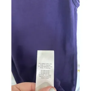 Aritzia TNA DePaul Deep Purple Plum Dress Bodycon Fitted Organic Cotton XXS thumbnail 7
