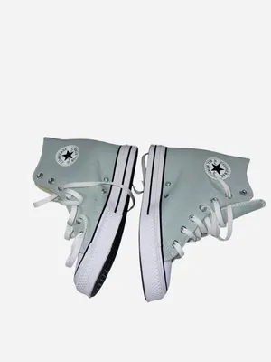 NEW Converse Chuck Taylor All Star Womens Sneaker in Wedge Mint 9.5 thumbnail 8
