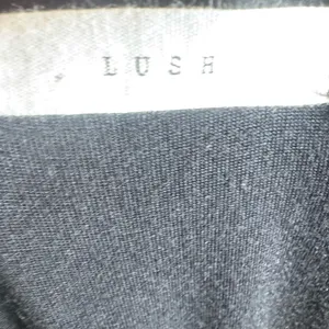 Lush black jersey knit maxi dress size medium thumbnail 5