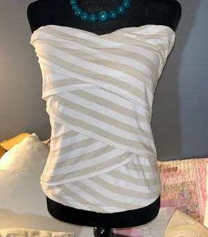 White House Black Market Size M Bandage Style Tube Top thumbnail 1