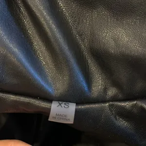 Bagatelle Faux Leather Black Puffer Jacket for Women – Warm, Size XS thumbnail 8
