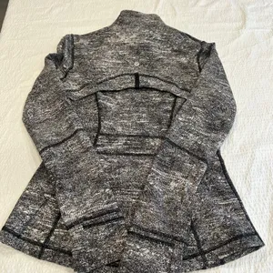Lululemon Define Jacket Rush Jacquard Black White Size 6 women thumbnail 5