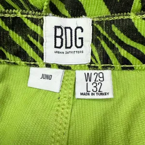 BDG Wide Leg Urban Outfitters Corduroy Pants 29 x 32 Juno Green Zebra Carpenter thumbnail 8