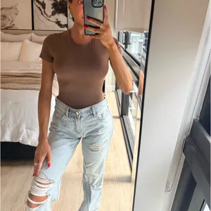 SKIMS Fits Everybody T-Shirt Bodysuit Short Sleeve Jasper XS thumbnail 2