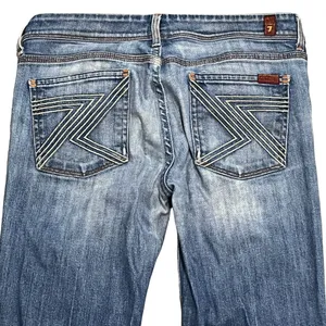 7FAM Vintage Bootcut Denim Jeans thumbnail 4