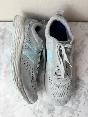 New Balance Fresh Foam Arishi V3 Women’s Size 10 Gray Mint Running Shoes thumbnail 10