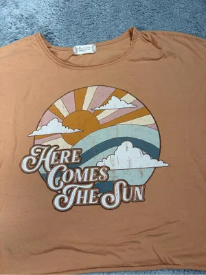 Altar’d state Here Comes The Sun Graphic Crop Tee XS thumbnail 2