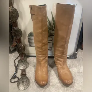 Women's Boots 5.5 High Knee Length Leather by Alberto Fermani thumbnail 2