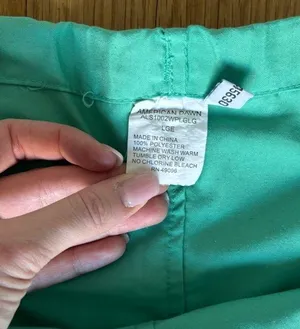 Surgical green scrub pants Size L thumbnail 2