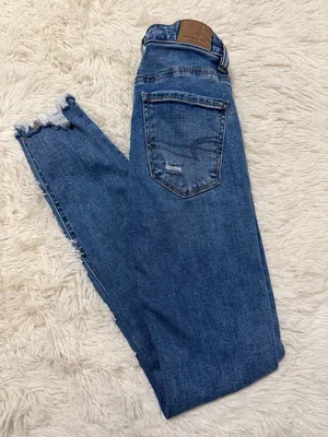 American Eagle Outfitters Hi-Rise Jegging with Raw Hem thumbnail 1