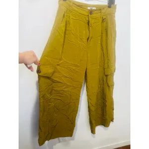 MADEWELL Women's Green Loose Fitting Drapey Wide-Leg Cargo Pants Size 4 thumbnail 6