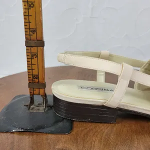 Corsina Louise Women Sandals Size 10 Cream Woven Closed Toe Slingback Mule Flats thumbnail 12