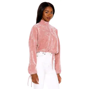 Lovers‎ + Friends Revolve Aya Chenille Top Women S Pink Coquette Loungewear Cozy thumbnail 4