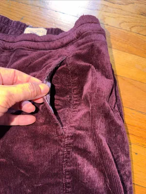 Pilcro Anthropologie Wide-Leg Corduroy Pants in Rust thumbnail 13