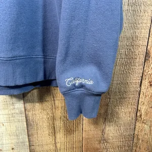State of Mine Blue Cotton Blend CA Patch California Oversized Sweatshirt XL thumbnail 5