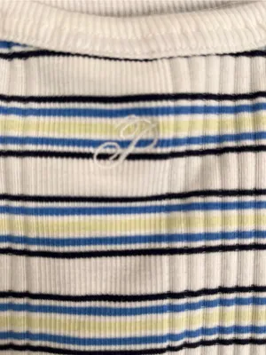 VS PINK NWT Ribbed Stretch Stripe Tank Top Summer Cami Sz M Y2K thumbnail 2