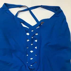 BLEU ROD BEATTIE Basketweave blue swim One Piece thumbnail 5