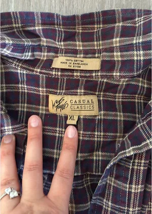 Lord and Taylor Purple flannel thumbnail 3