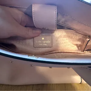 Fabulous Kate Spade New York Posy Pink Gold Studded Leather Satchel Shoulder Bag thumbnail 6