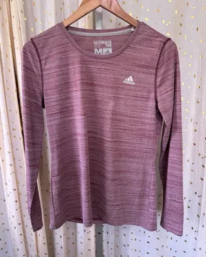 Adidas Women's Own The Run Long Sleeve Stretch Climate Ultimate Tee T-shirt M thumbnail 1