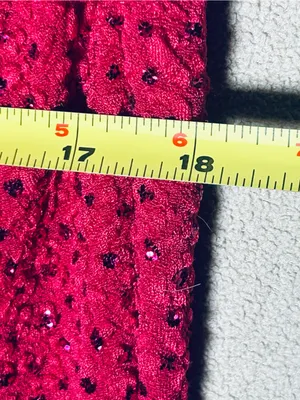 Plus size Pink One-Shoulder Sparkle Mini Dress with sequins, Stretchy Size 2X. thumbnail 8