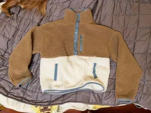 Francesca's Women's Brown and White Sweatshirt thumbnail 2