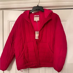 A New Day. Small, hot pink/fushia Jacket thumbnail 1