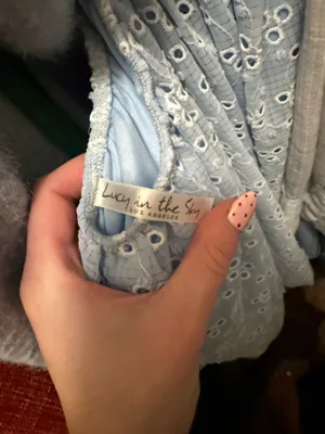 Blue Lucy in the Sky Mini Dress thumbnail 3
